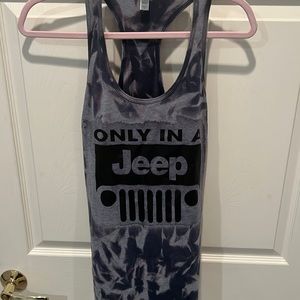 Only in a Jeep Racerback Tank